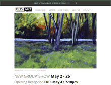 Tablet Screenshot of cityartgallery.org